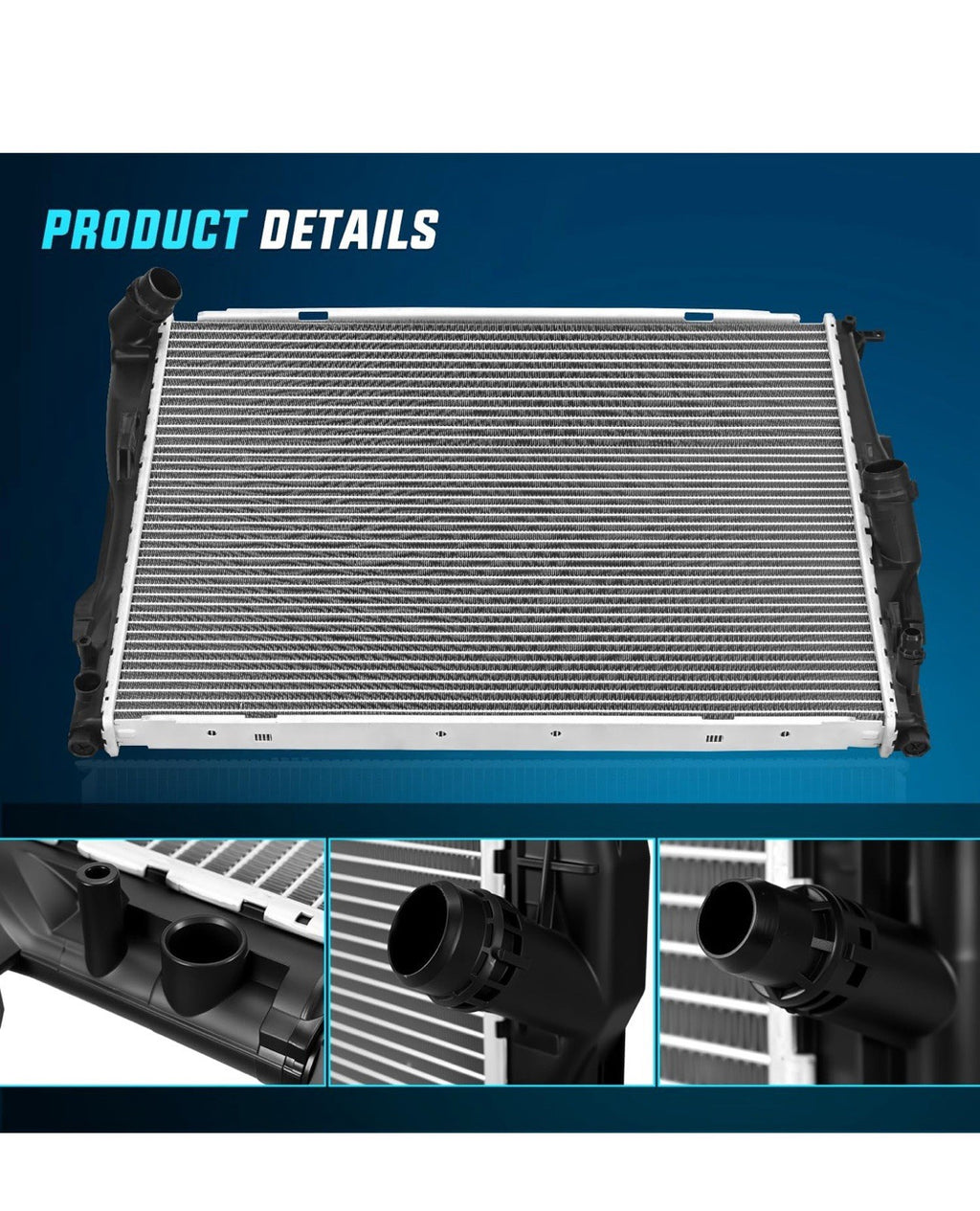 Radiator for BMW 128i 2008 2009 2010 2011 2012 2013, 325i, 328i 2007-2013, 328i3