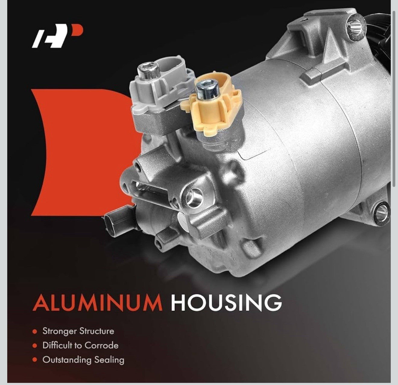 Air Conditioner AC Compressor with Clutch Compatible with Ford Escape 2013-161