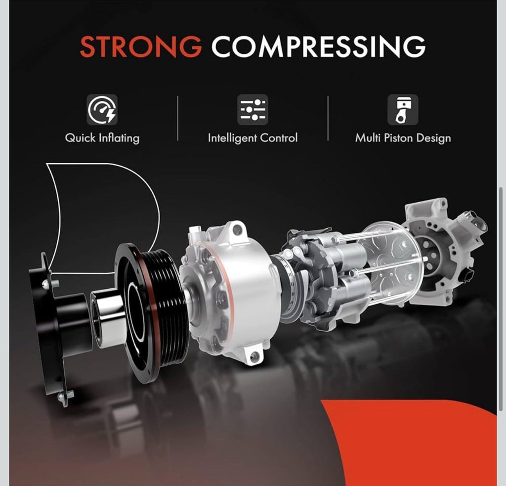 Air Conditioner AC Compressor with Clutch Compatible with Ford Escape 2013-163