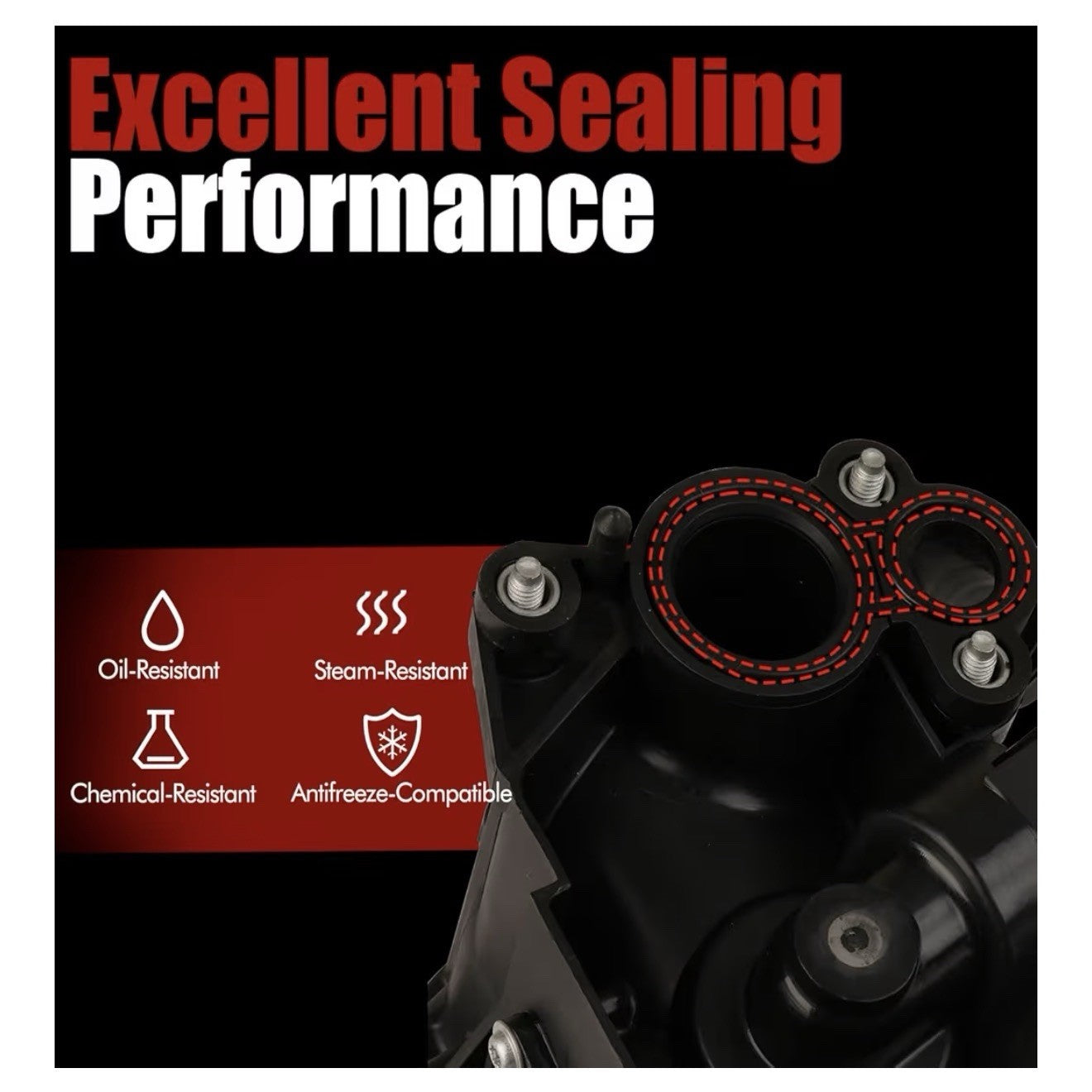 For BMW Petrol Engine Thermostat Heat Manage Module 11537644811 NEW5