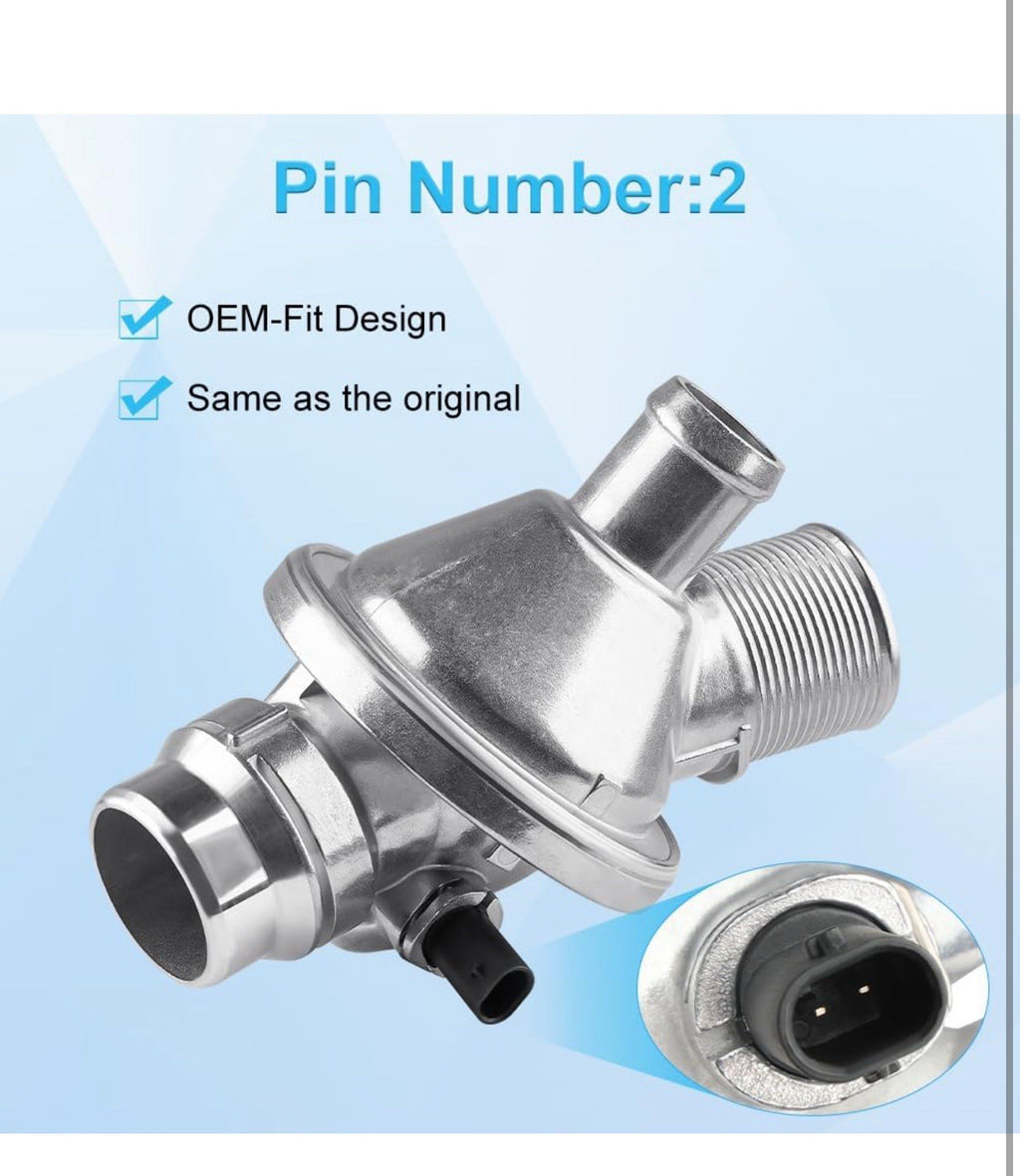 Aluminium Engine Coolant Thermostat Housing Compatible with 2012-2016BMW 220iN202