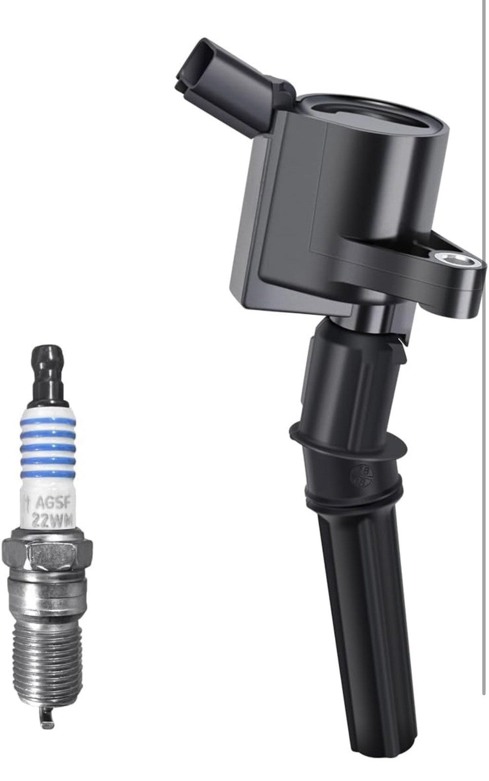 MAS Set of 8 Ignition Coil DG508 & Motorcraft Spark Plug SP479 Compatible with3