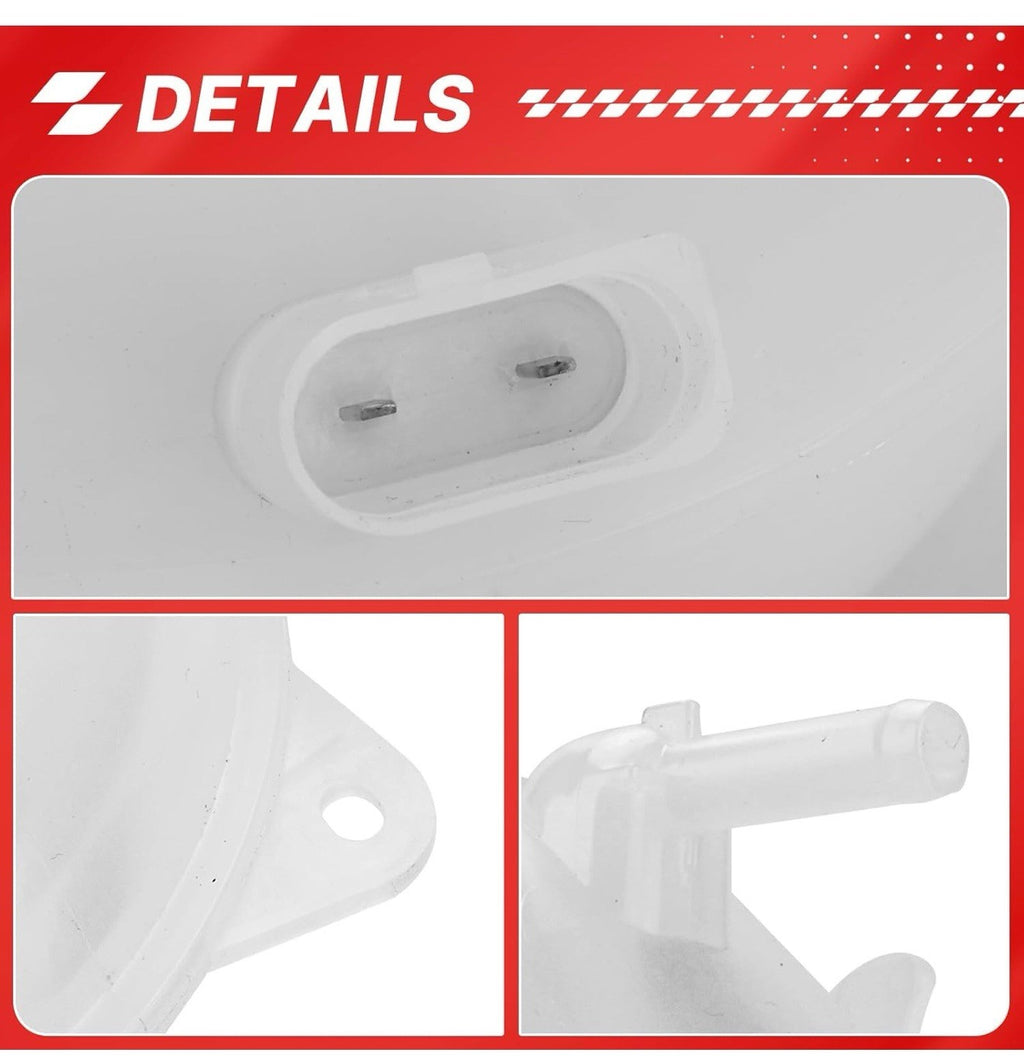 603-253 Engine Coolant Reservoir Expansion Tank with Cap for AUDI A3 Q3 TT 6
