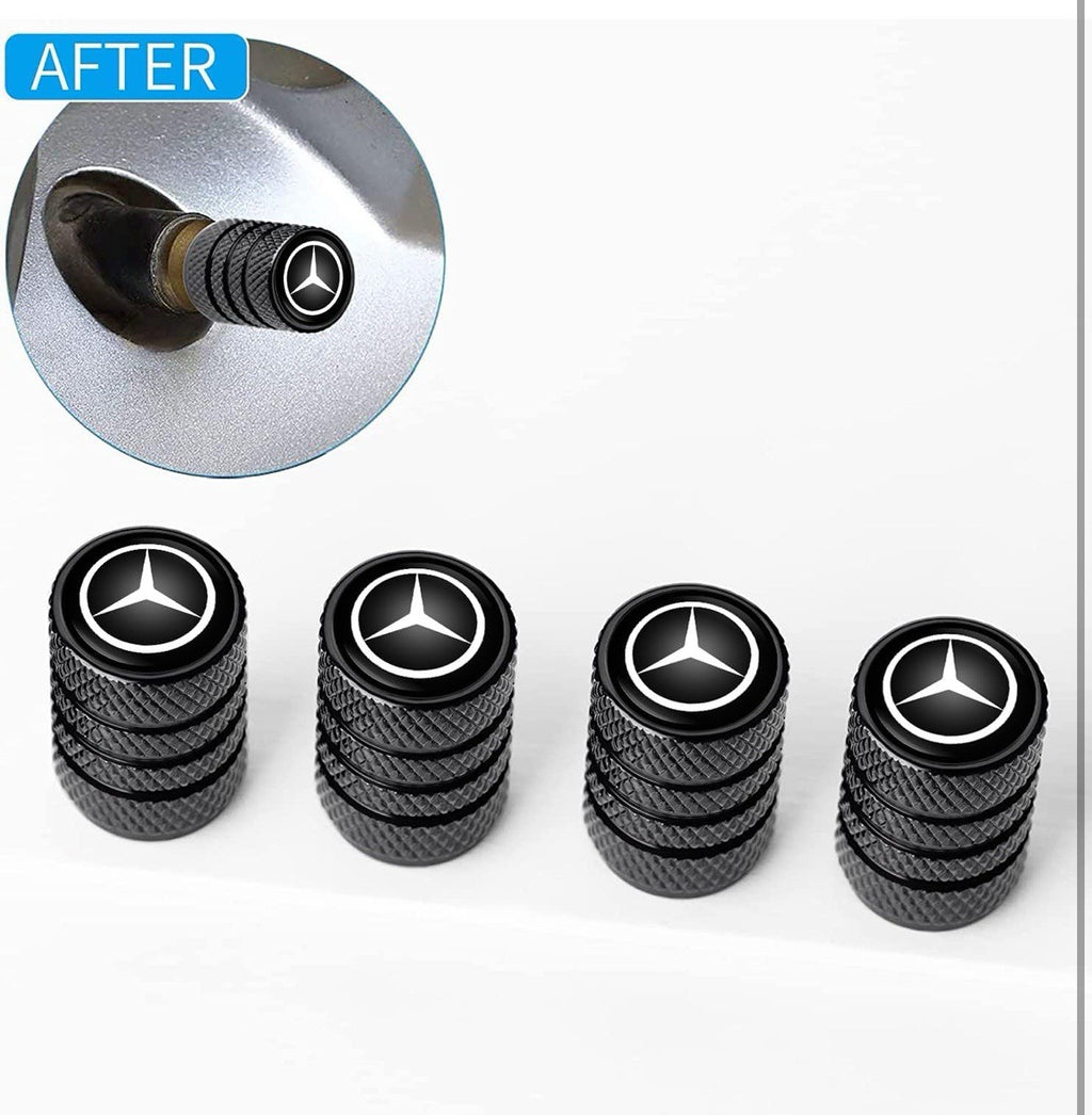 Tire Valve Stem Caps for Mercedes Benz Metal Car Wheel Air caps Auto Valve2