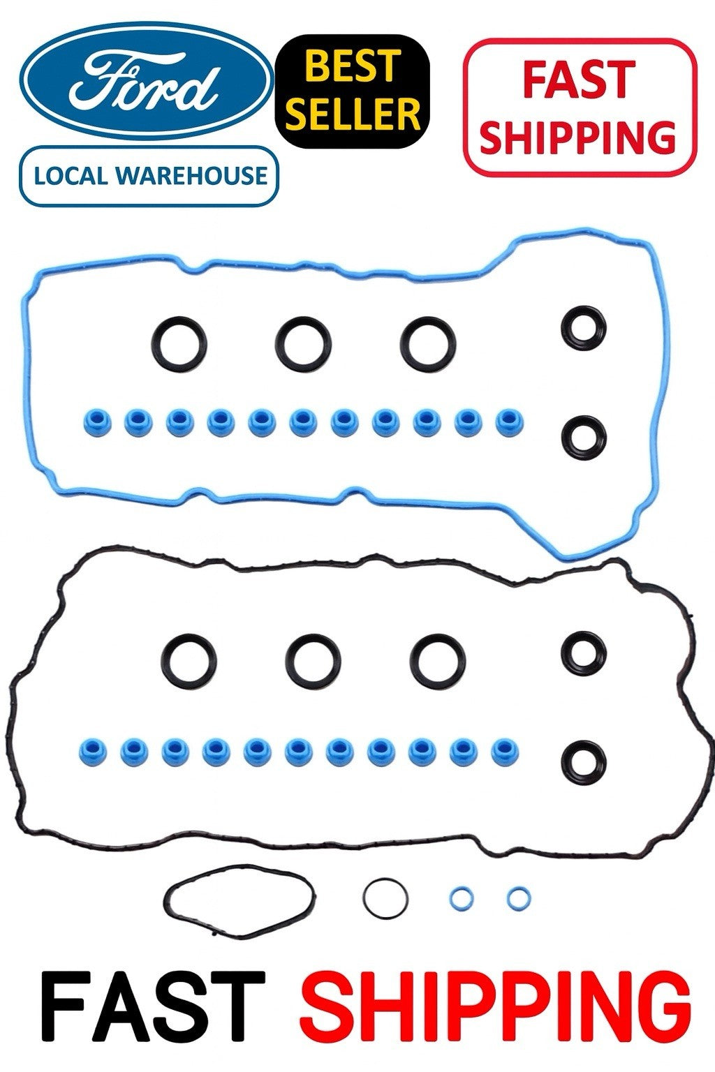 VS50887R Valve Cover Gasket for 2015-2016 Ford F-150 3.5L Ecoboost Turbo 3.5L...0