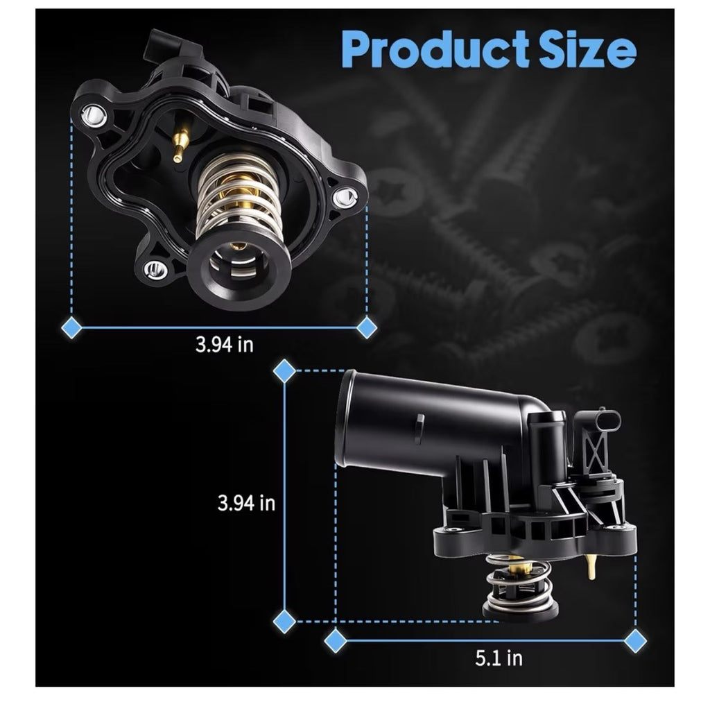 16-25 DODGE JEEP RAM RADIATOR THERMOSTAT & HOUSING  4893926AH10