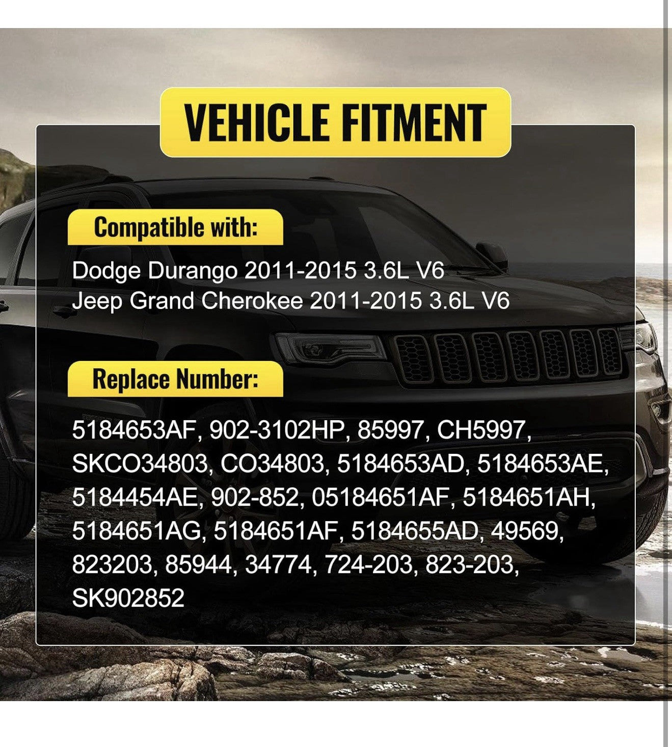 Upgrade Aluminium Thermostat Housing Replaces 5184653AF 902-3102HP 902-852 Jeep!2