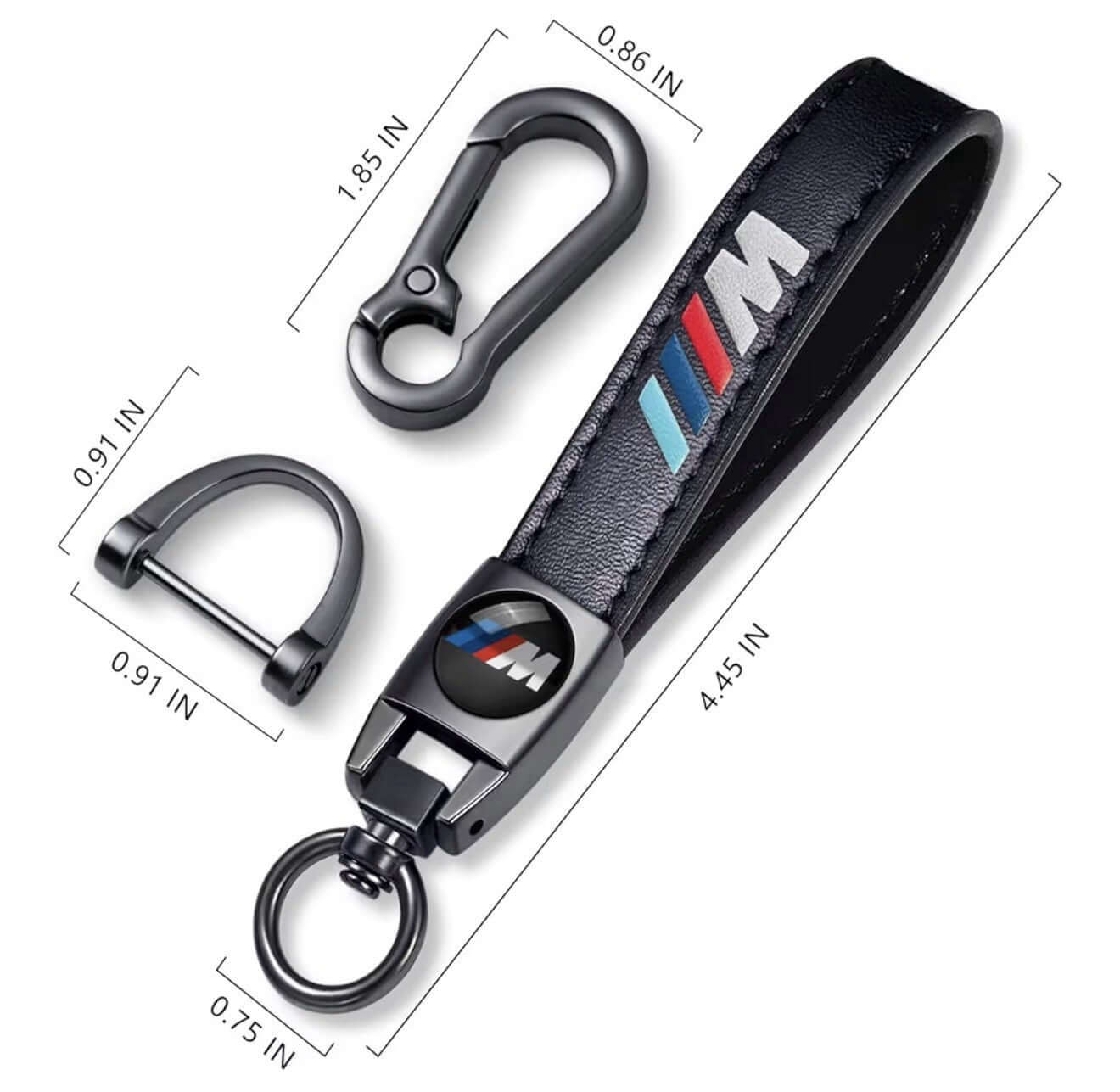 Genuine Leather Key Chain BMW  M X3 X5 X6 X7 3 5 6 7 Series Keychain Lanyard1