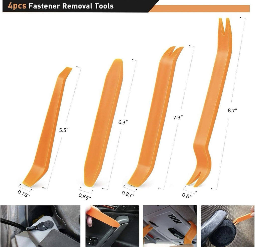 GOOACC - GRC-33 240PCS Bumper Retainer Clips Car Plastic Rivets Fasteners Pus...4