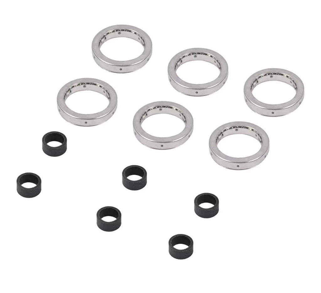 12Pcs Fuel Injector Gasket Ring BMW 135i 228i 335i X3 X5 X6 740i 6 injectors set0
