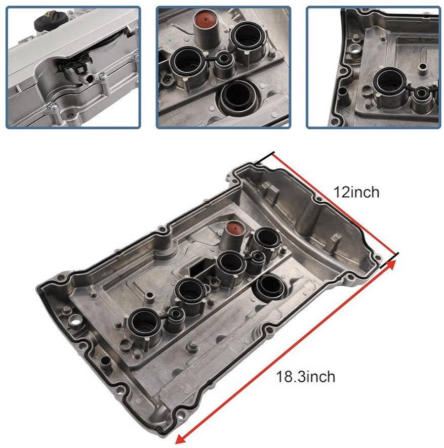 Engine Valve Cover 11127572854 is an aluminum upgrade for the Mini Cooper S JCW1