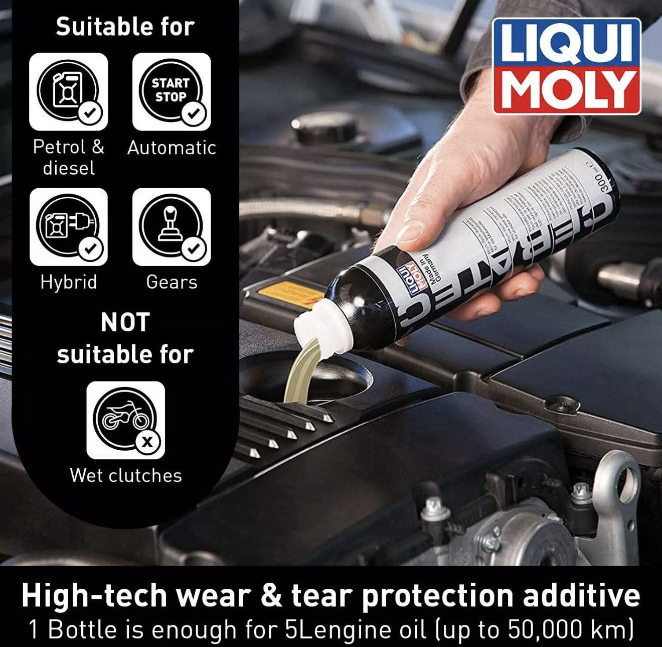 LIQUI MOLY Oil Additive Cera Tec 3721 Ceramic Wear & Tear Protection2