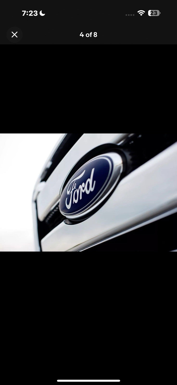 Ford Grille or Tailgate Emblem Dark Blue 9 inch Logo Overlay Badge for Trucks6