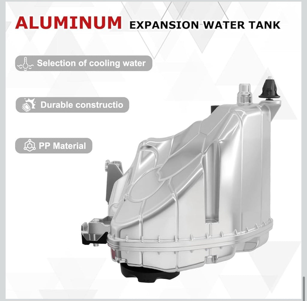 Aluminum Coolant Reservoir Expansion Tank for BMW 530e 530i 540i 740i 740e4