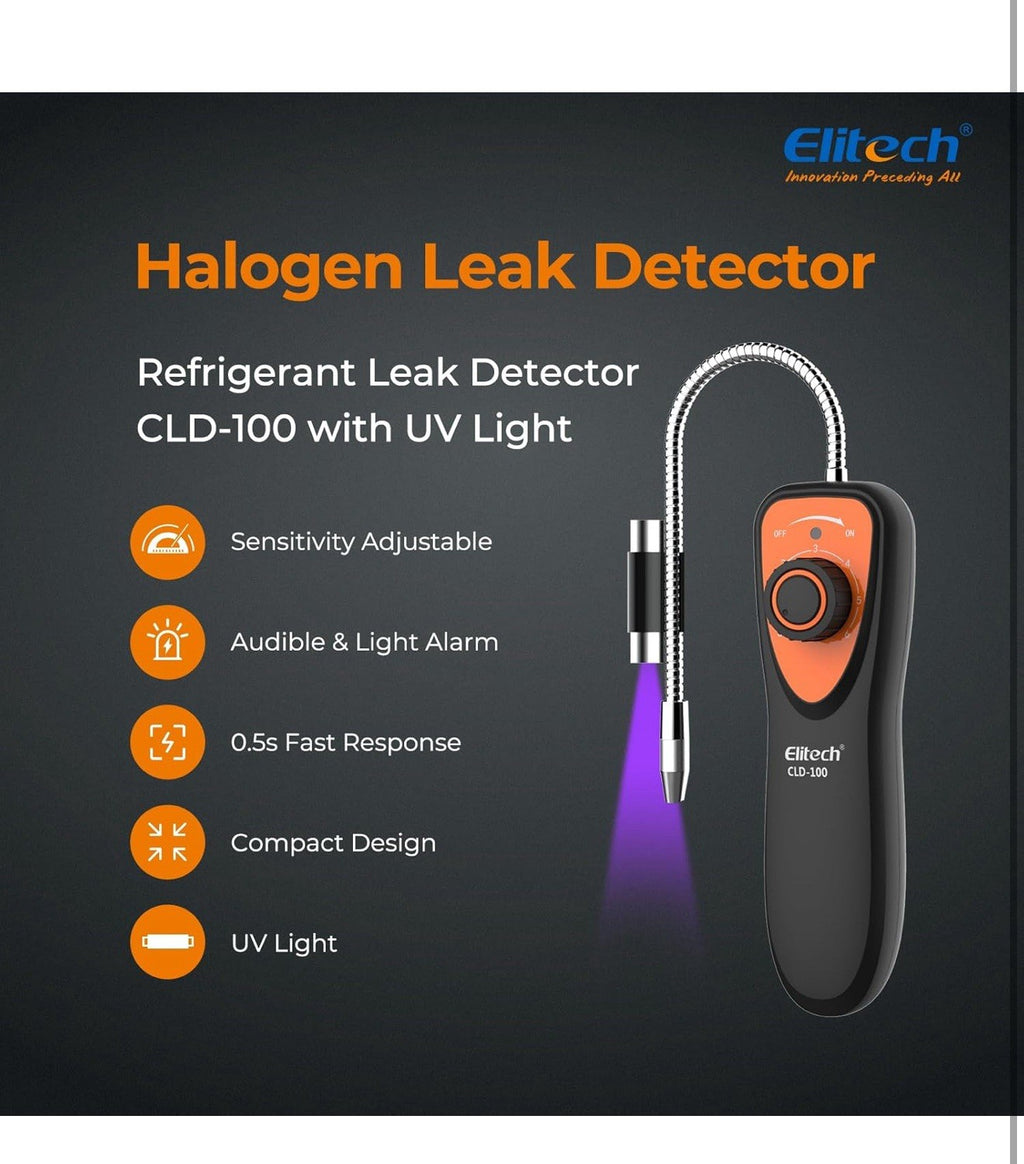HVAC Refrigerant Leak Detector with UV LEDAutomotive AC [R134A R410A R22 R123...1