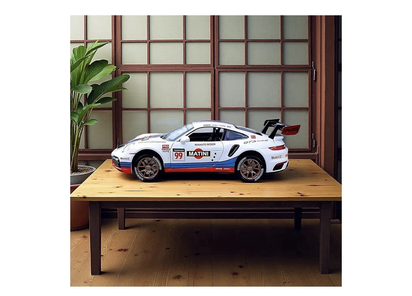 Toy Cars for 911 GT3 RS RSR Turbo S, 1:32 Alloy Diecast Model Cars,Pull Back Car1