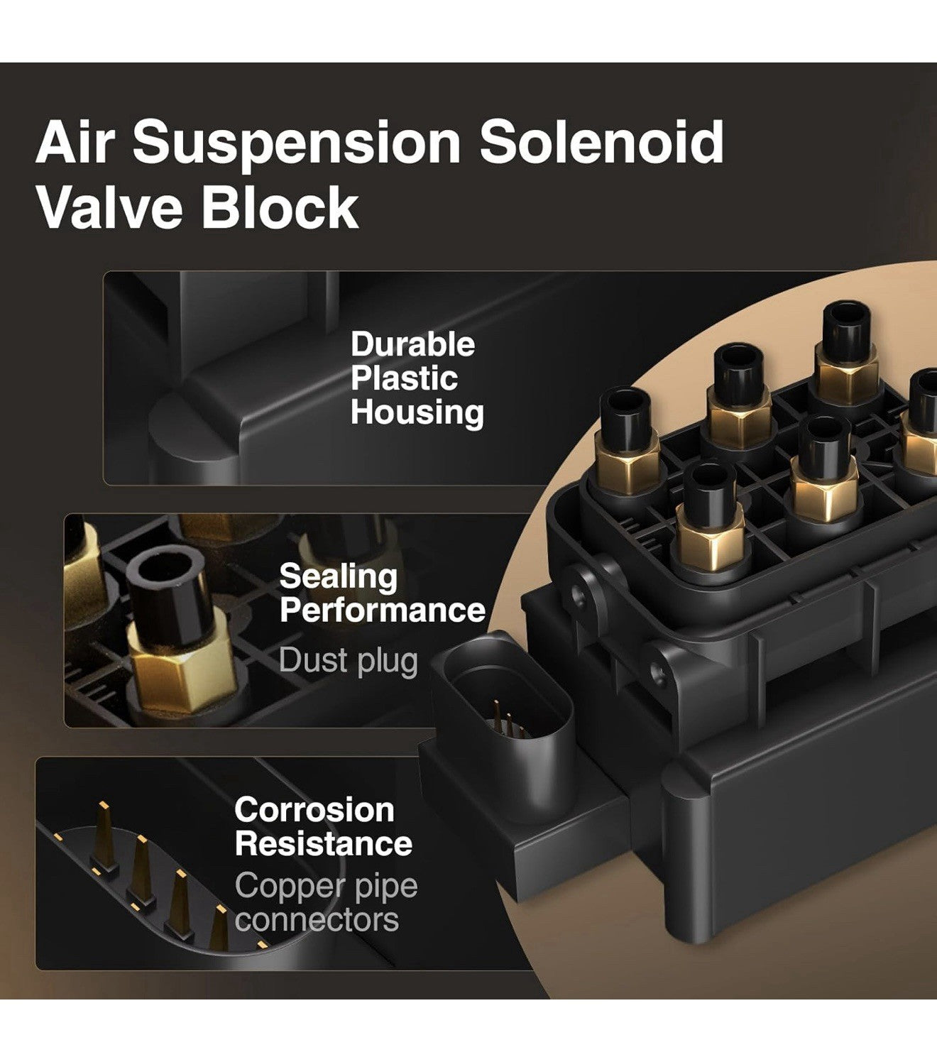 Air Suspension Control Solenoid Valve fit for Q7 Jeep Touareg Cayenne 7P06980145