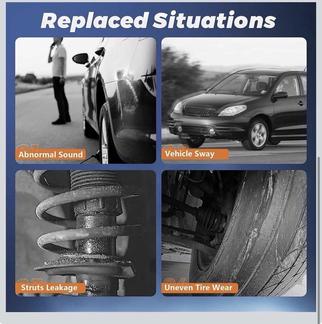 Front Complete Strut Assembly, for Chevrolet Impala 2006-20166