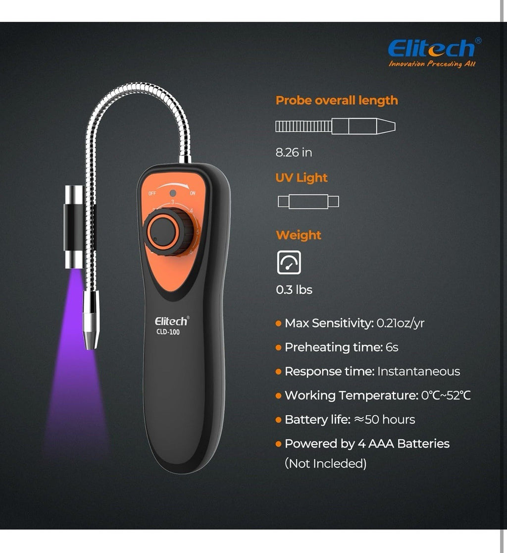 HVAC Refrigerant Leak Detector with UV LEDAutomotive AC [R134A R410A R22 R123...5