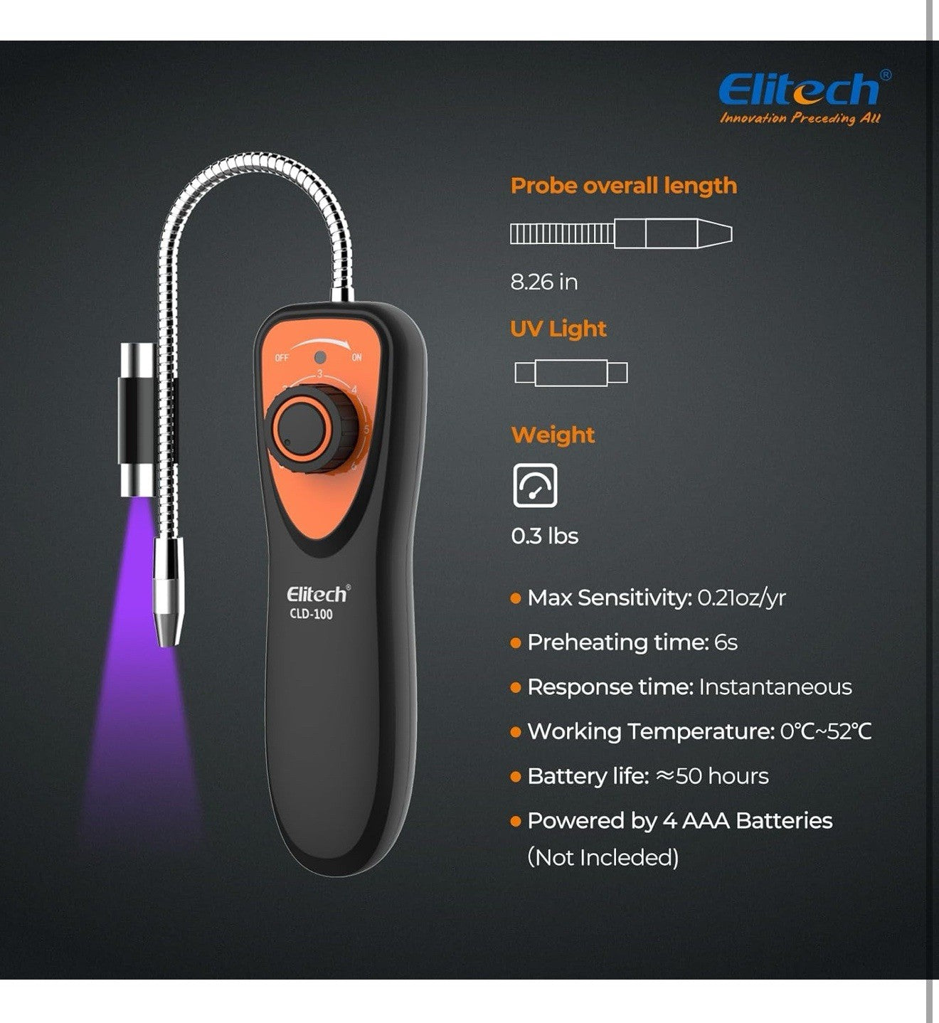 HVAC Refrigerant Leak Detector with UV LEDAutomotive AC [R134A R410A R22 R123...5