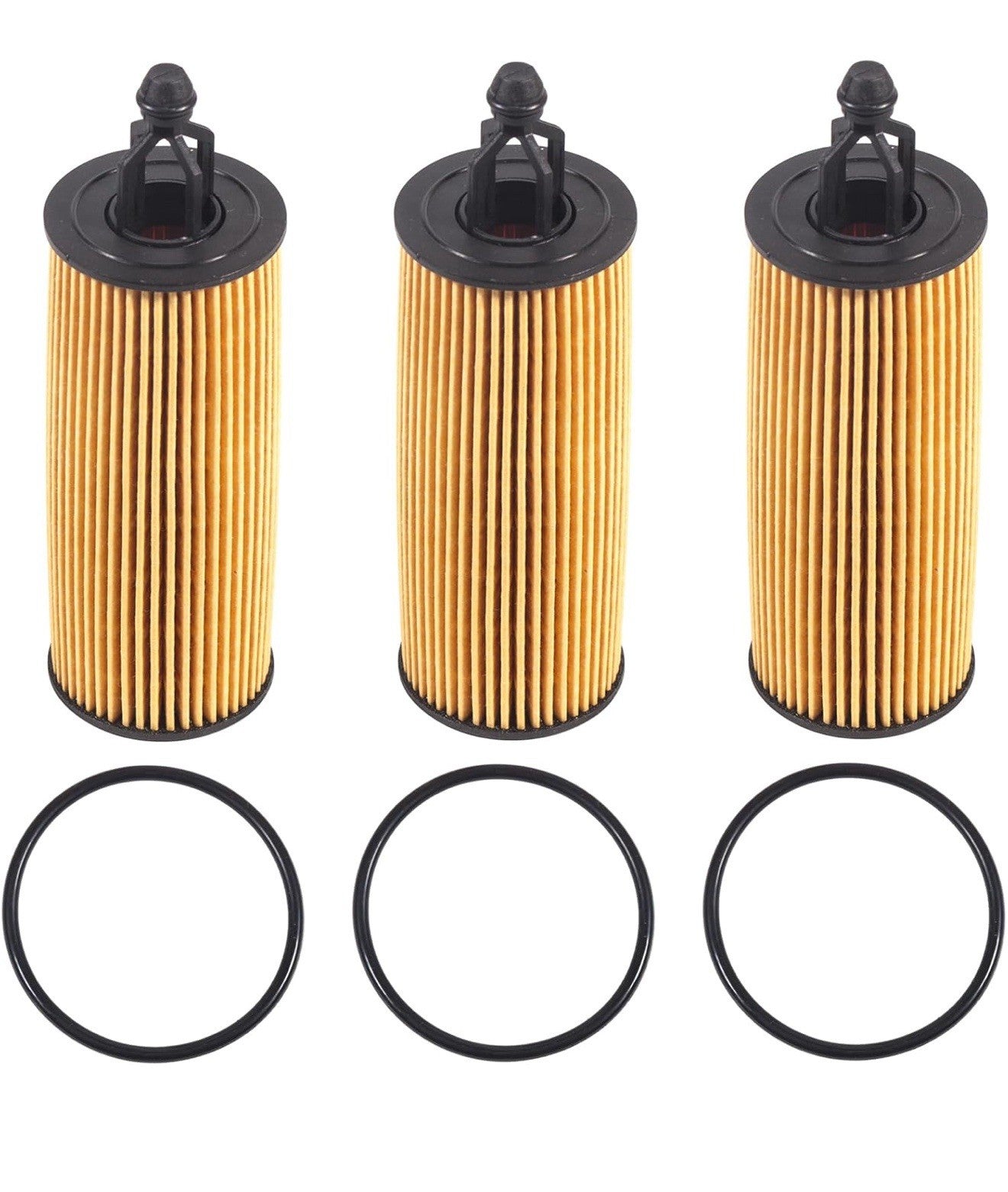 Oil Filter for Jeep Grand Cherokee 3.6 2012-2021 68191349AA, 68191349AB 3Set.0