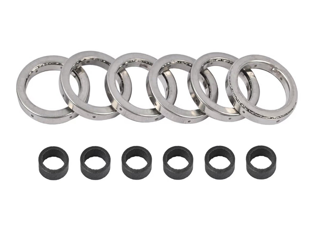 12Pcs Fuel Injector Gasket Ring BMW 135i 228i 335i X3 X5 X6 740i 6 injectors set2