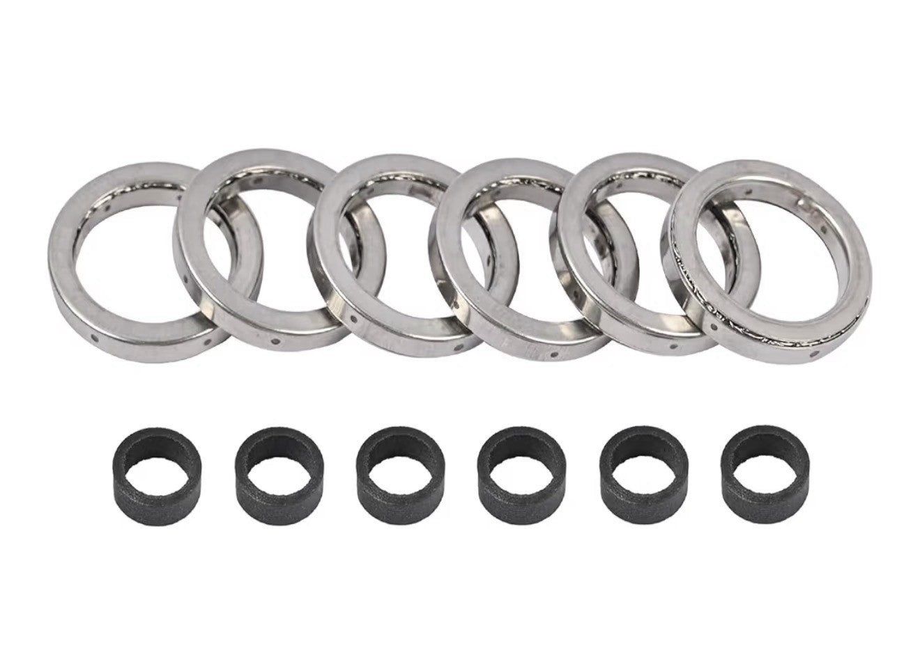 12Pcs Fuel Injector Gasket Ring BMW 135i 228i 335i X3 X5 X6 740i 6 injectors set2