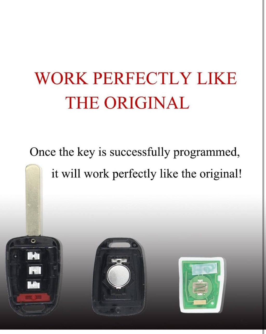 Key Fob Remote Replacement Fits for Honda Accord 2013 2014 2015 / Civic 2014-...1