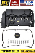 11127646552 Engine Valve Cover Kit, with Gasket, Bolts and Oil Cap Fit for 20...0