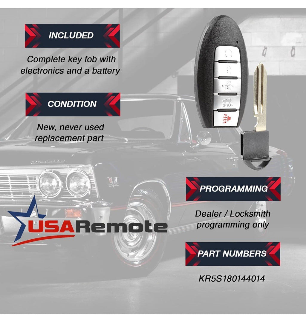 Key Fob fits 2013 2014 2015 Nissan Altima Pathfinder Infiniti QX60 JX35 Smart...2