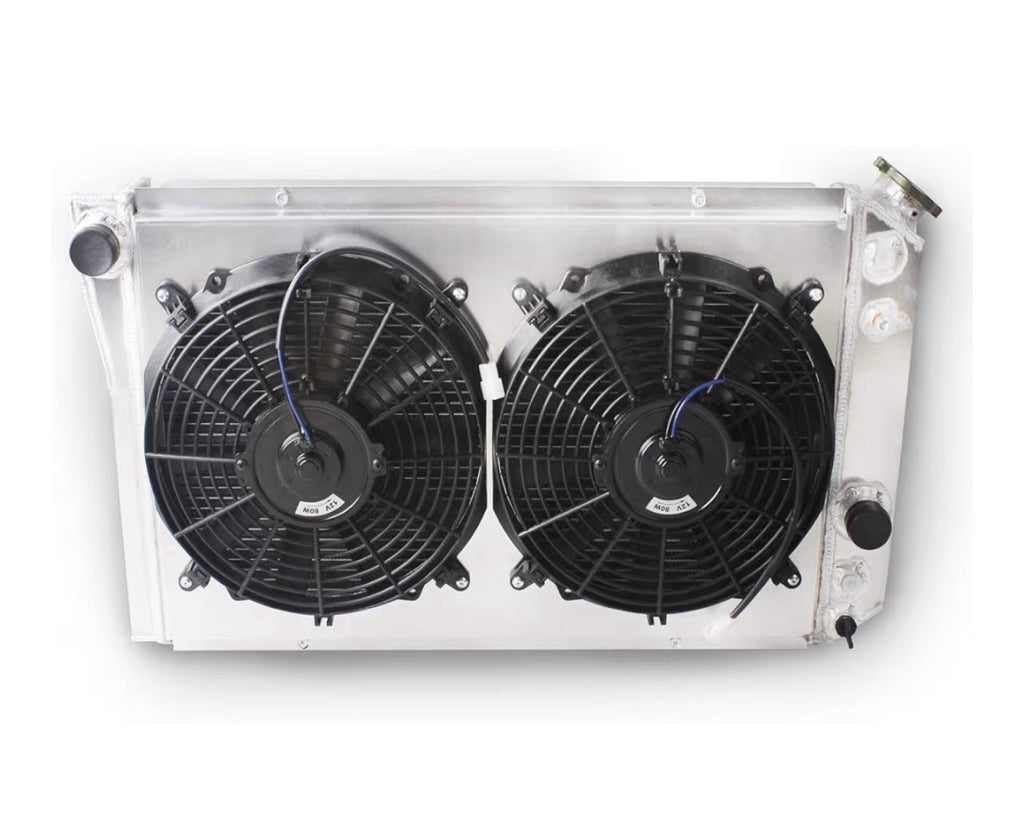 -COOL 3 Row Full Aluminum Radiator with Fan For 1984-1990 Chevy 82-02 chevy3