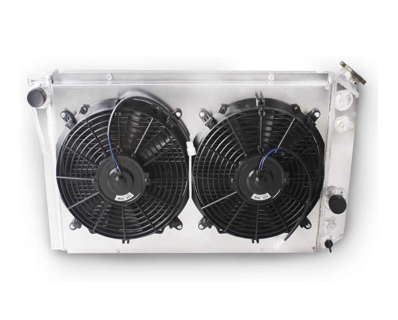 -COOL 3 Row Full Aluminum Radiator with Fan For 1984-1990 Chevy 82-02 chevy3