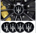 4PCS fit for Maserati Wheel Center Caps,Wheel Hub Mase-Wheel-Black-Gloss0