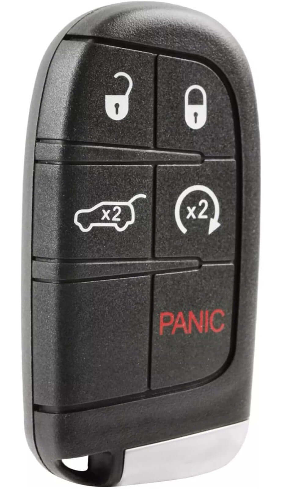 5-Button Key Fob Replacement for 2014-2022 Jeep Grand Cherokee, Plastic, SUV,...0