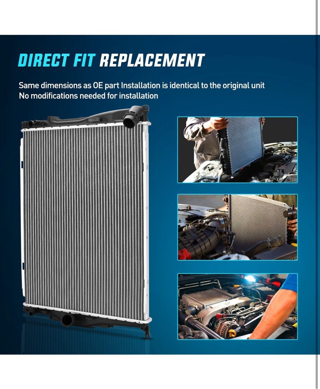 Radiator for BMW 128i 2008 2009 2010 2011 2012 2013, 325i, 328i 2007-2013, 328i6