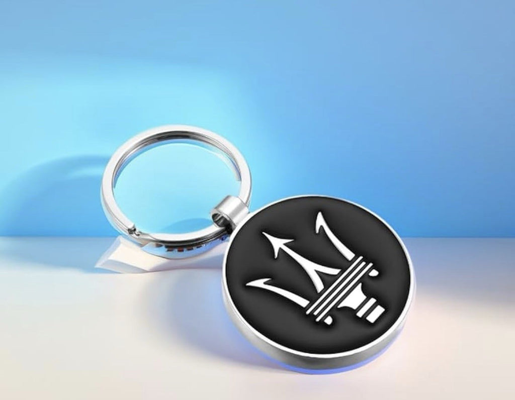 1pc For Maserati Car Keychain Keyring,Key Chain Key Ring Replacement for Key 0