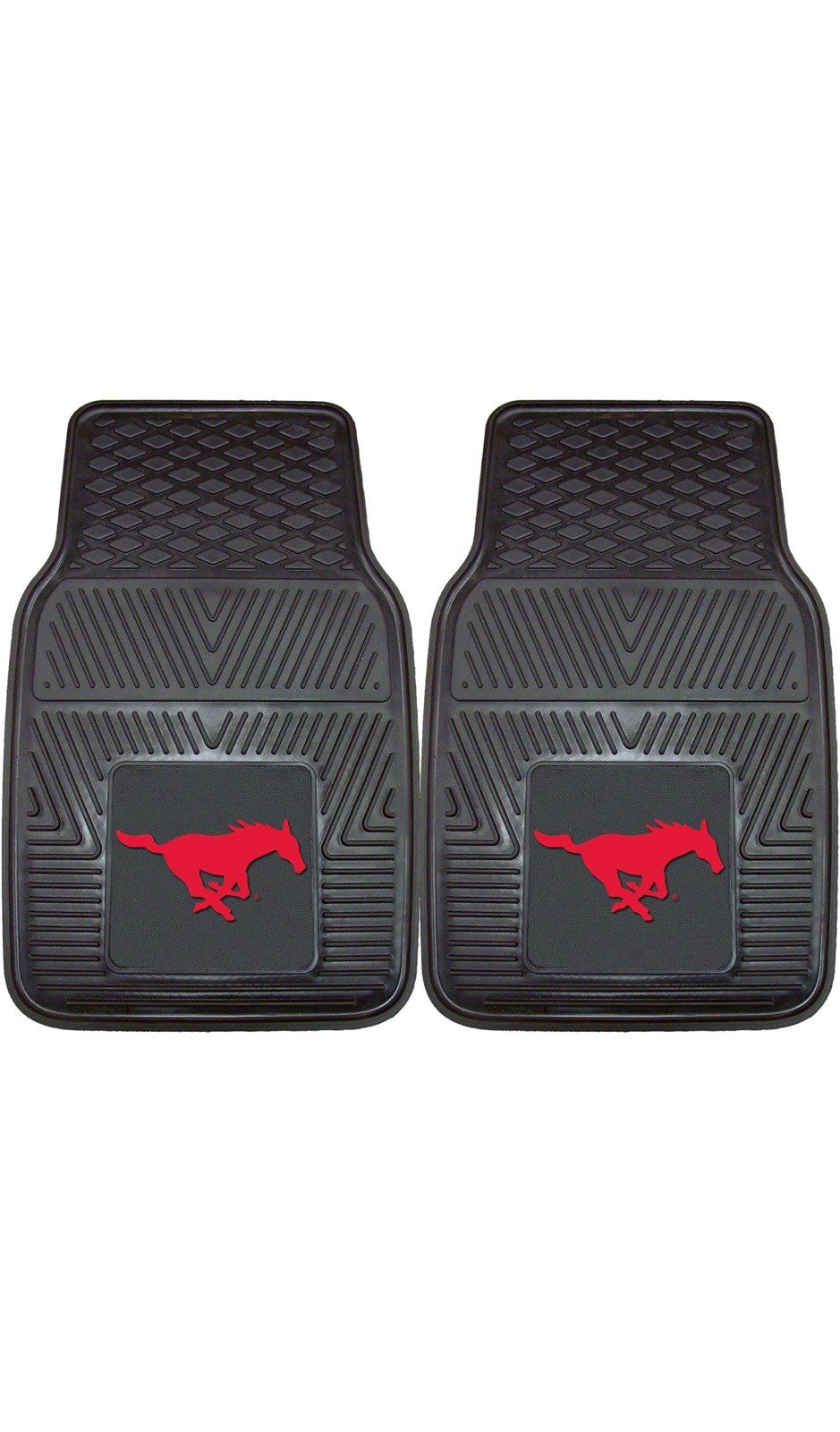 Ford  Mustangs 2-Piece Heavy Duty Vinyl Car Mat Set - 17" X 27", Front Row F1
