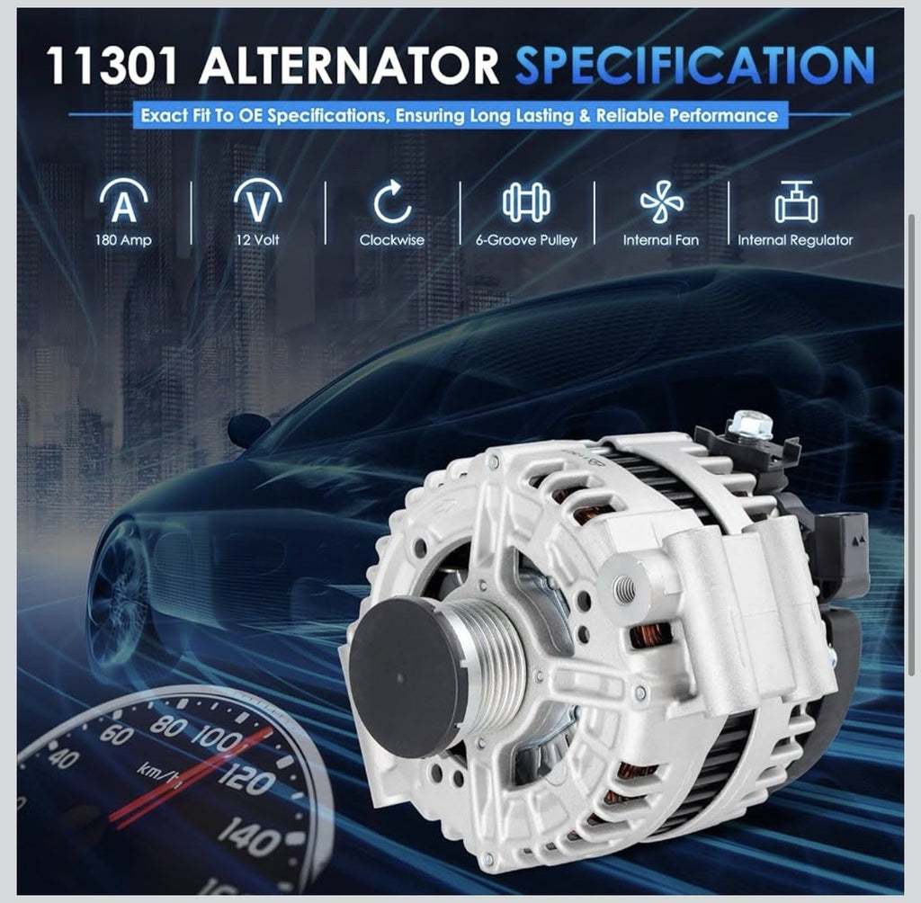Alternator Compatible with 2008-2013 128i 07-09 323i 07-13 328i 2009-2013L63.0NA3