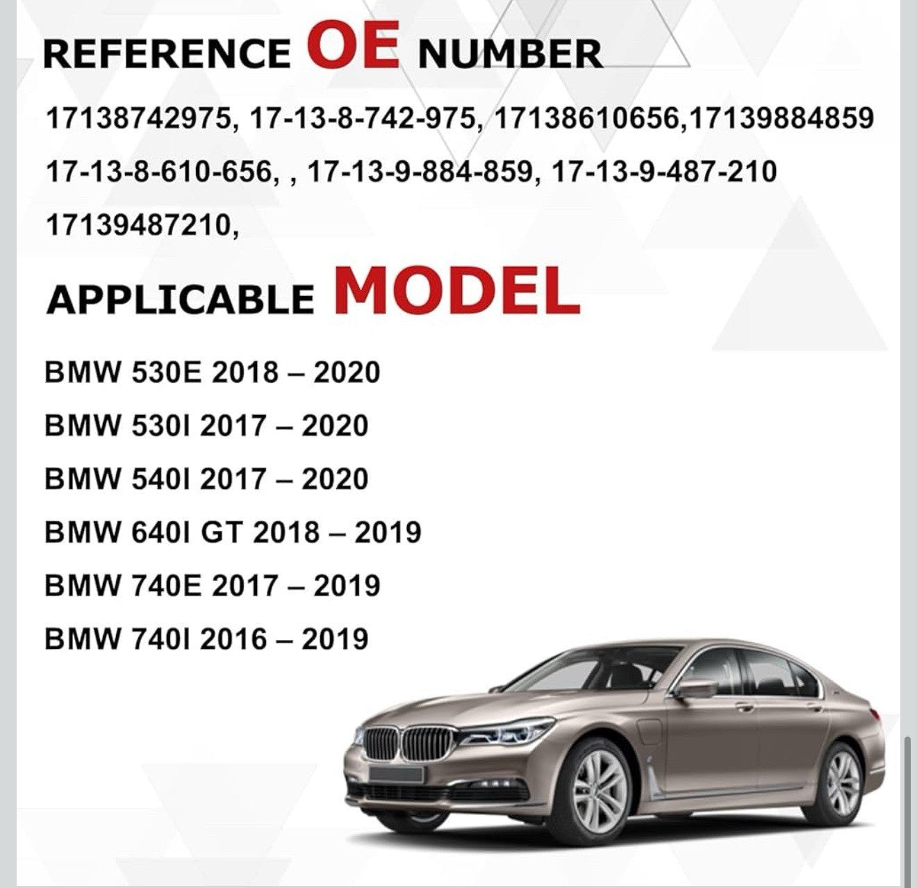 Aluminum Coolant Reservoir Expansion Tank for BMW 530e 530i 540i 740i 740e3