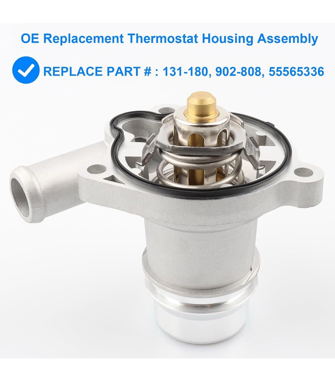 Aluminium Thermostat Housing Replace131-180, 131180,902-808,55565336 Chevy1.4Tur1
