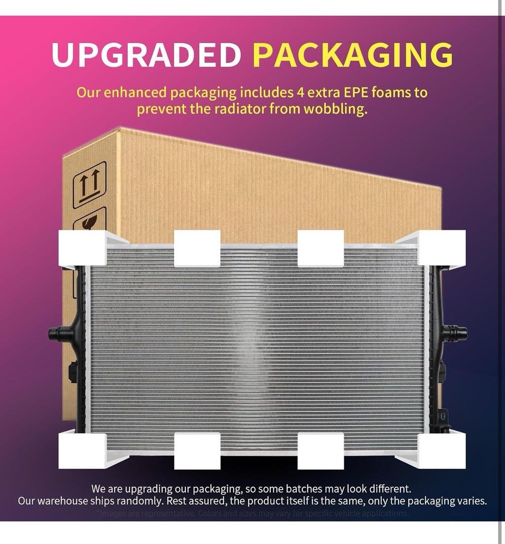 For BMW X3 Radiator 2013-2017 Plastic/Aluminum F25 28i 2.0L Turbo Gas BM30101795