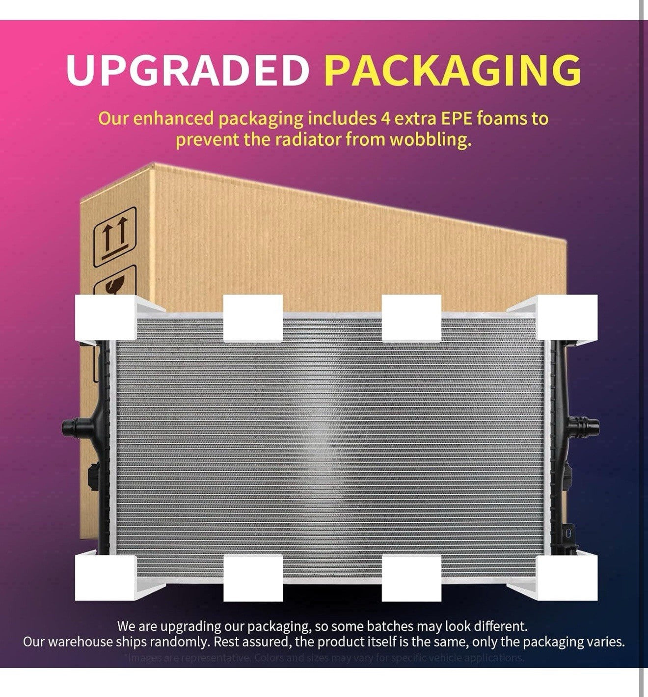 For BMW X3 Radiator 2013-2017 Plastic/Aluminum F25 28i 2.0L Turbo Gas BM30101795