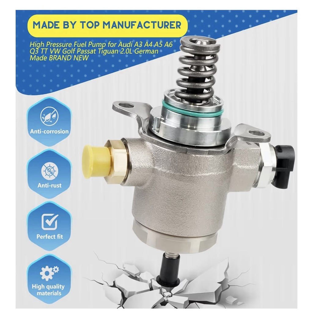 High Pressure Fuel Pump for Audi A4 A5 A6 Q5 TT 2009-2017 06J127025L 06J127025K5