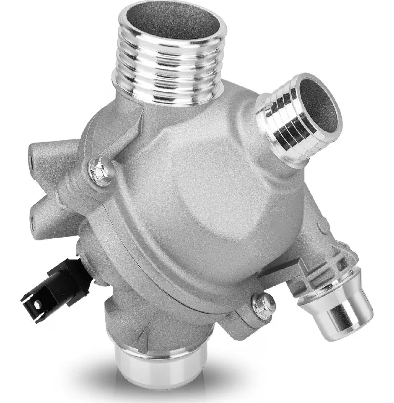 Upgrade Aluminum Thermostat & Housing w/Sensors for BMW 07-16 115375447880