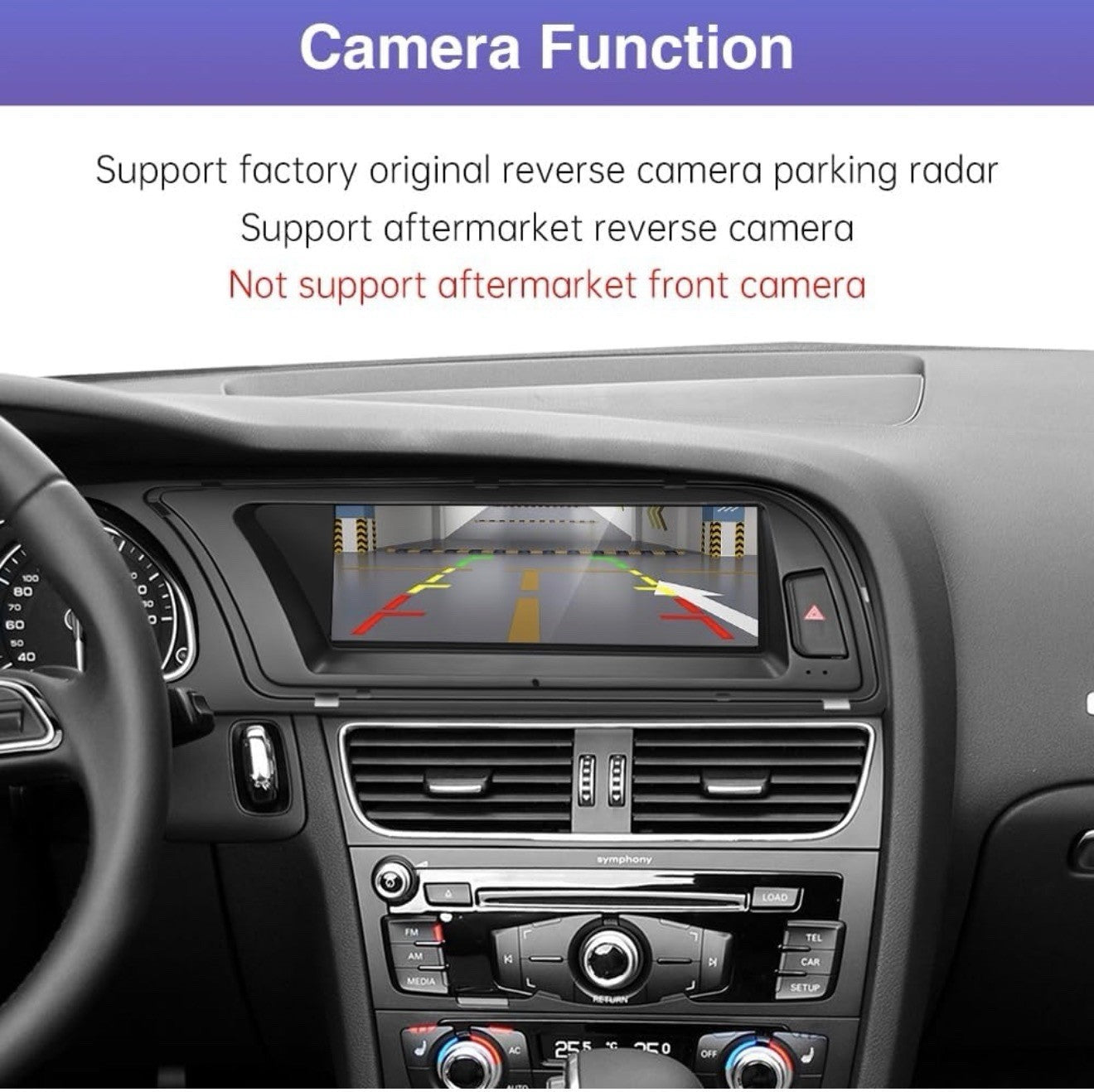 8.9 Inch Wireless CarPlay/Android Auto Touchscreen for Audi A4 (2009 8.9-2GMMI6