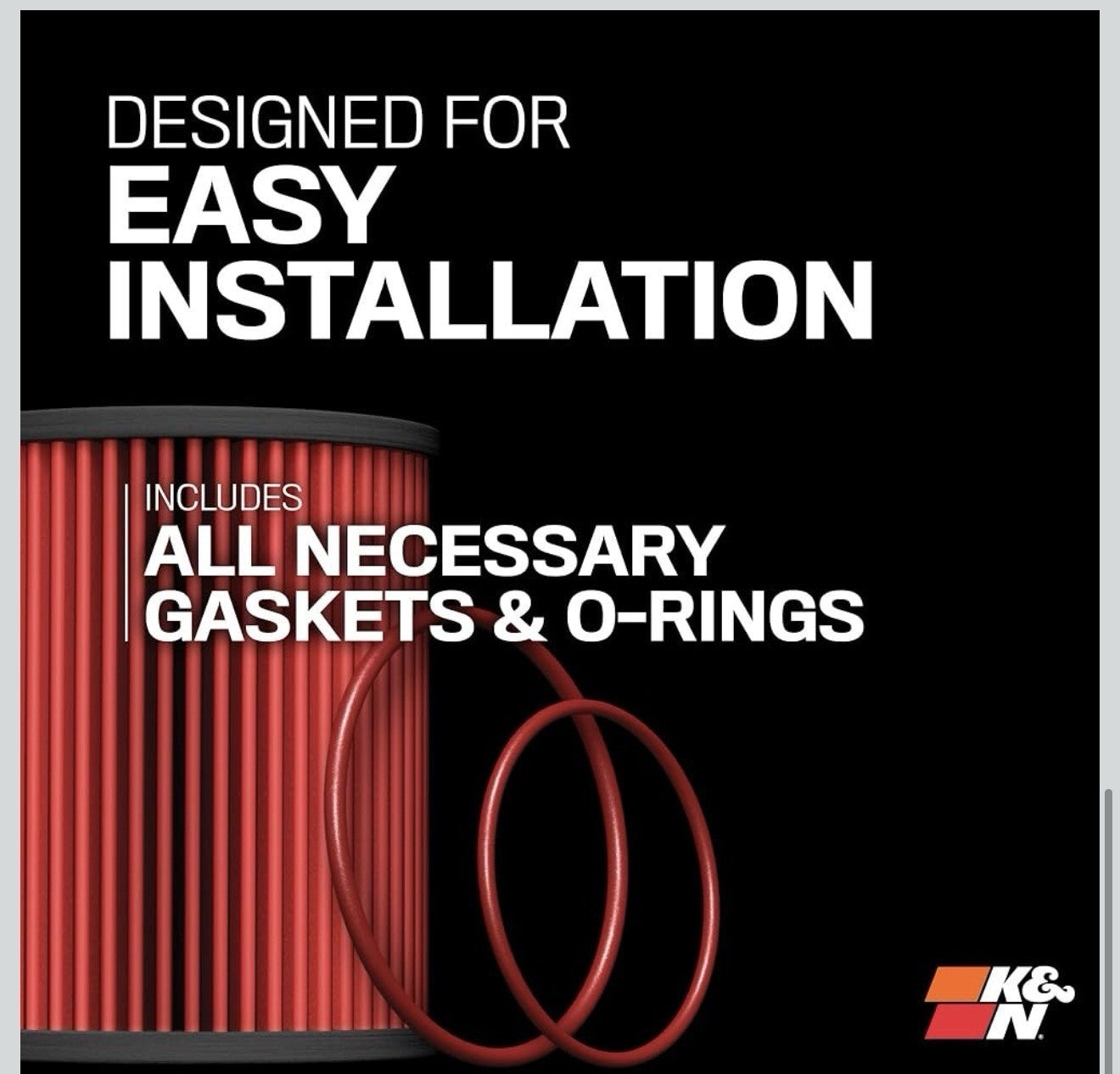 K&N for Performance Oil Filter for 06-11 BMW M5/M6 / 08-19 Porsche Cayenne 4.8L4