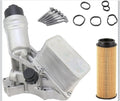 11428583895 Aluminium Engine Oil Cooler Filter Housing Assembly Compatible wi...0