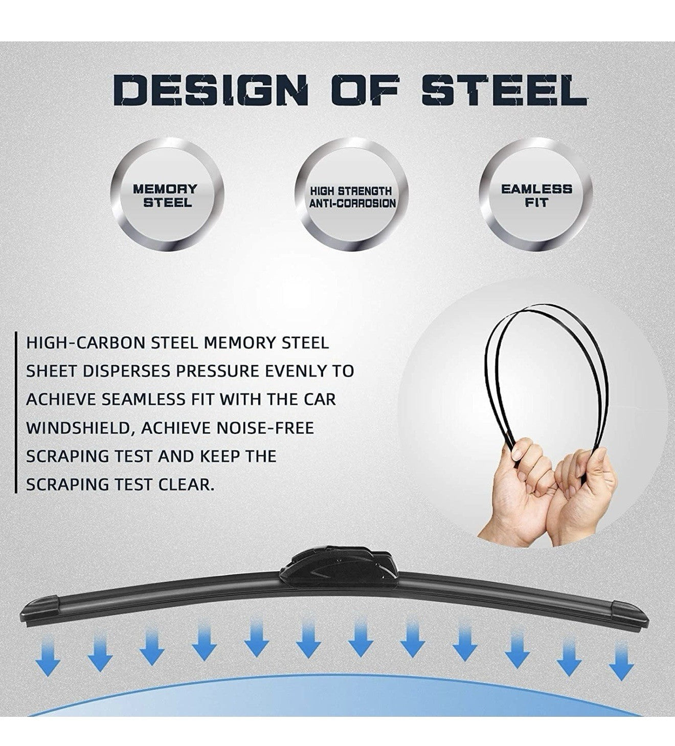 16"+16" Windshield Wipers with 12 Inch Rear Wiper Blade Replacement for Jeep ...4