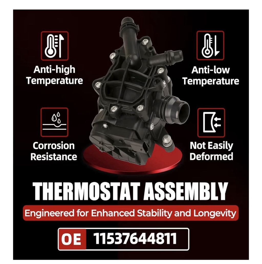 For BMW Petrol Engine Thermostat Heat Manage Module 11537644811 NEW3