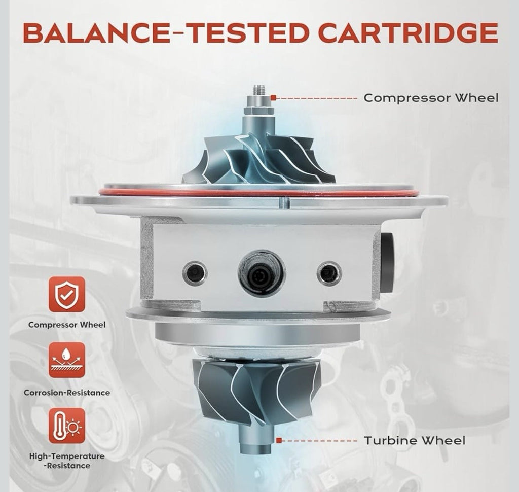 1.4 L Turbocharger with Gaskets Repair kits Compatible with 2011-2015 Chevy Chev6